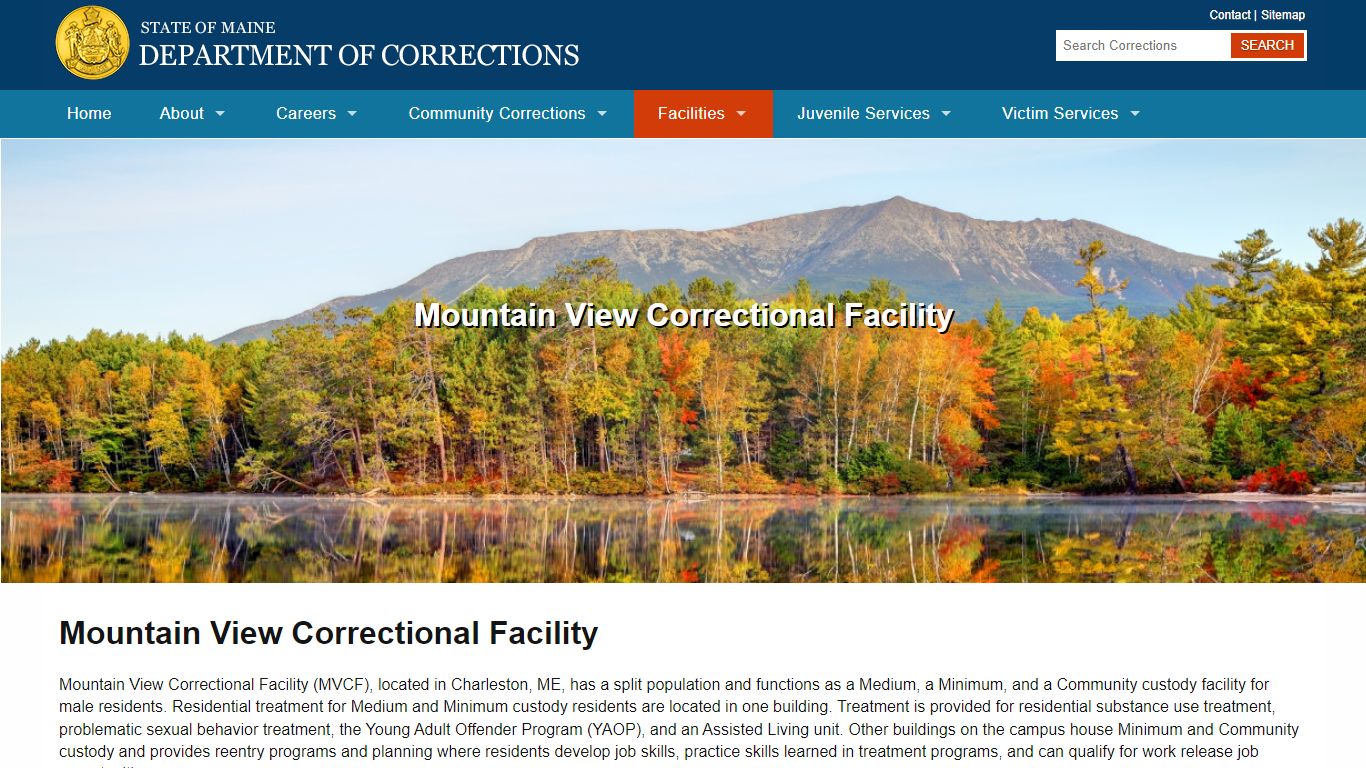 Mountain View Correctional Facility | Department of Corrections